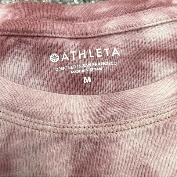 Athleta Organic Daily Crew Tie Dye Tee - Picture 9 of 11